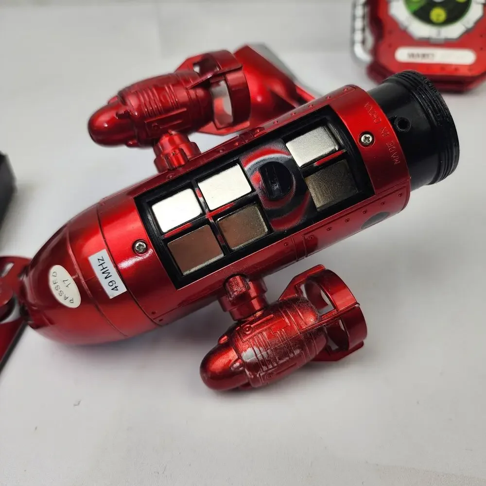 Radio Shack Mako Complete Mini-sub Submarine w/Remote Red Tested and Working